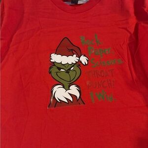 Gildan Red Grinch Graphic Tee